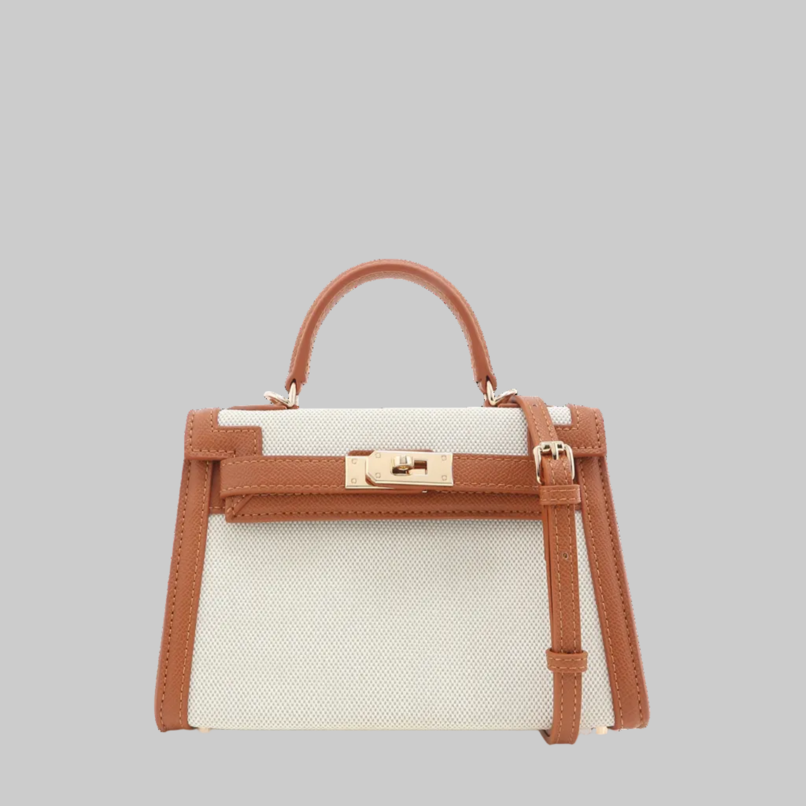 Vienna Canvas Top Handle Bag