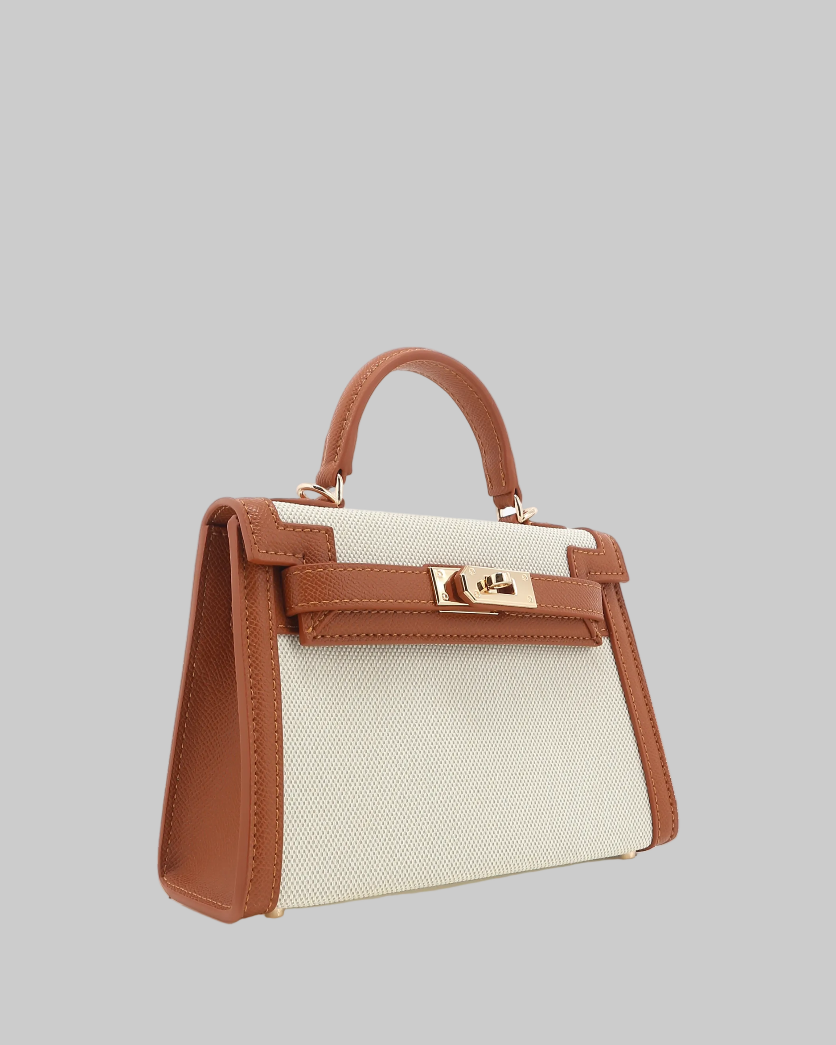 Vienna Canvas Top Handle Bag