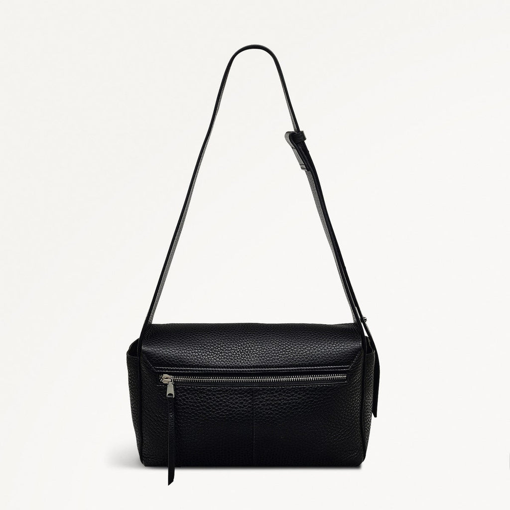 DE BEAUVOIR MEDIUM ZIPTOP SHOULDER BLACK