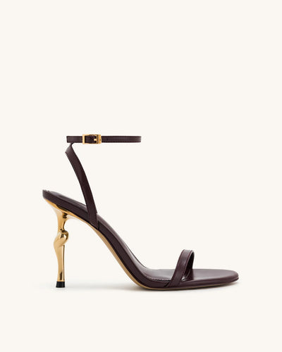 Aurora Sculptural Heel Sandals
