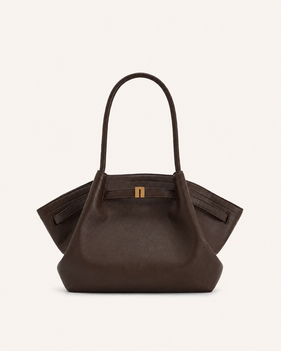 Amélie Medium Tote Bag – Dark Brown