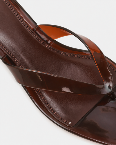 Sienna Jelly Sandal – Dark Amber