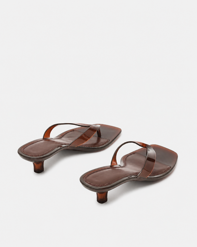 Sienna Jelly Sandal – Dark Amber
