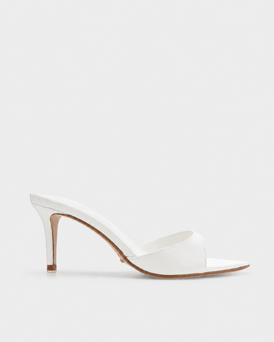 Celeste White Mule Hee
