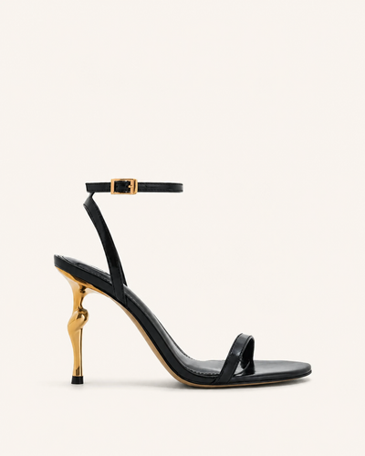 Aurora Sculptural Heel Sandals