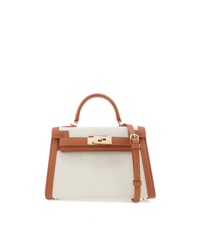 Vienna Canvas Top Handle Bag