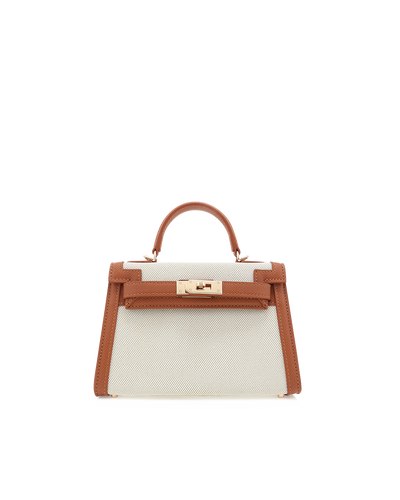 Vienna Canvas Top Handle Bag