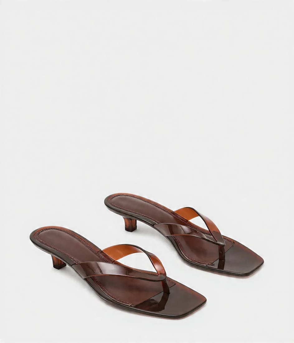 Sienna Jelly Sandal – Dark Amber